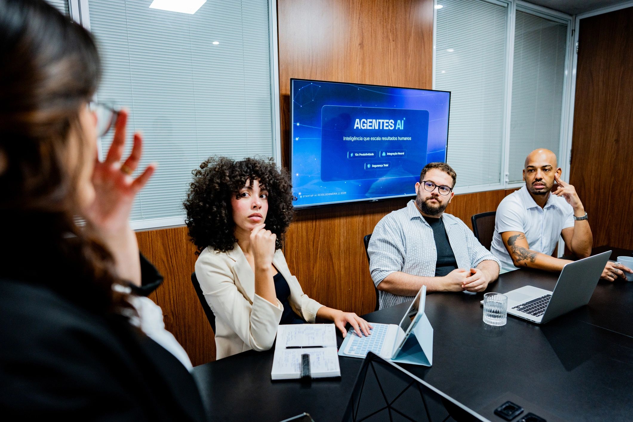 Consulting team in a business meeting